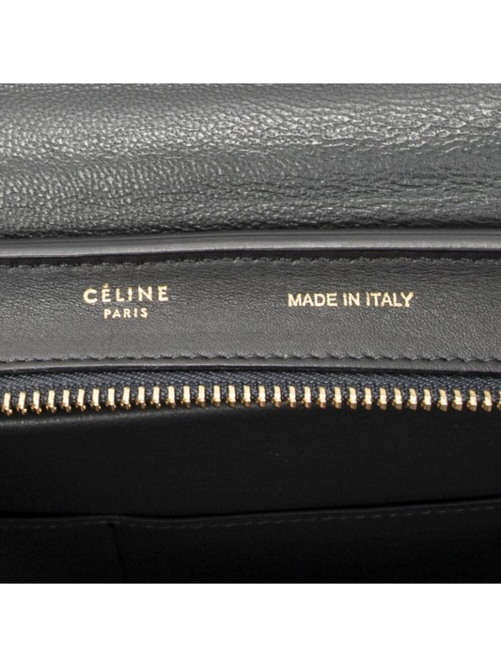 Celine Micro Luggage Light Brown Gray Calfskin Leather Messenger Bag - Picture 10 of 10